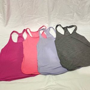 4 lululemon tanks